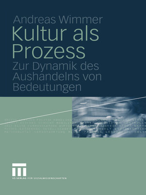 cover image of Kultur als Prozess